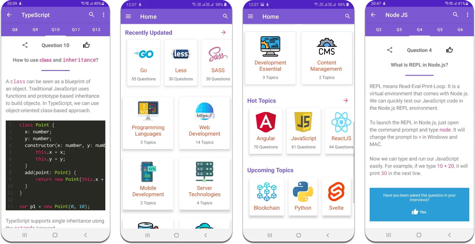Interview app