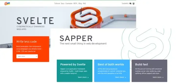 Svelte and Sapper
