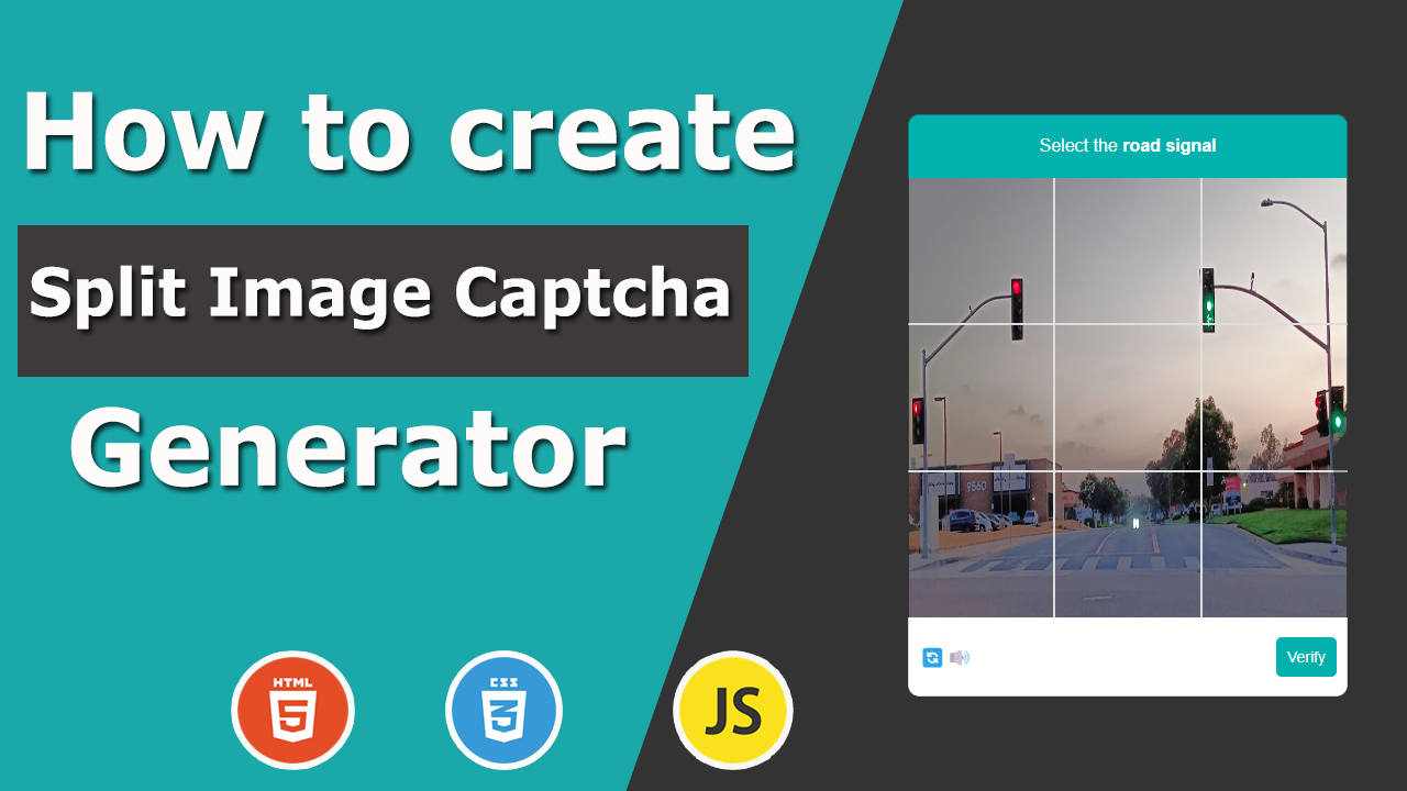 How to Create an Image CAPTCHA Using Split Image Segments in JavaScript