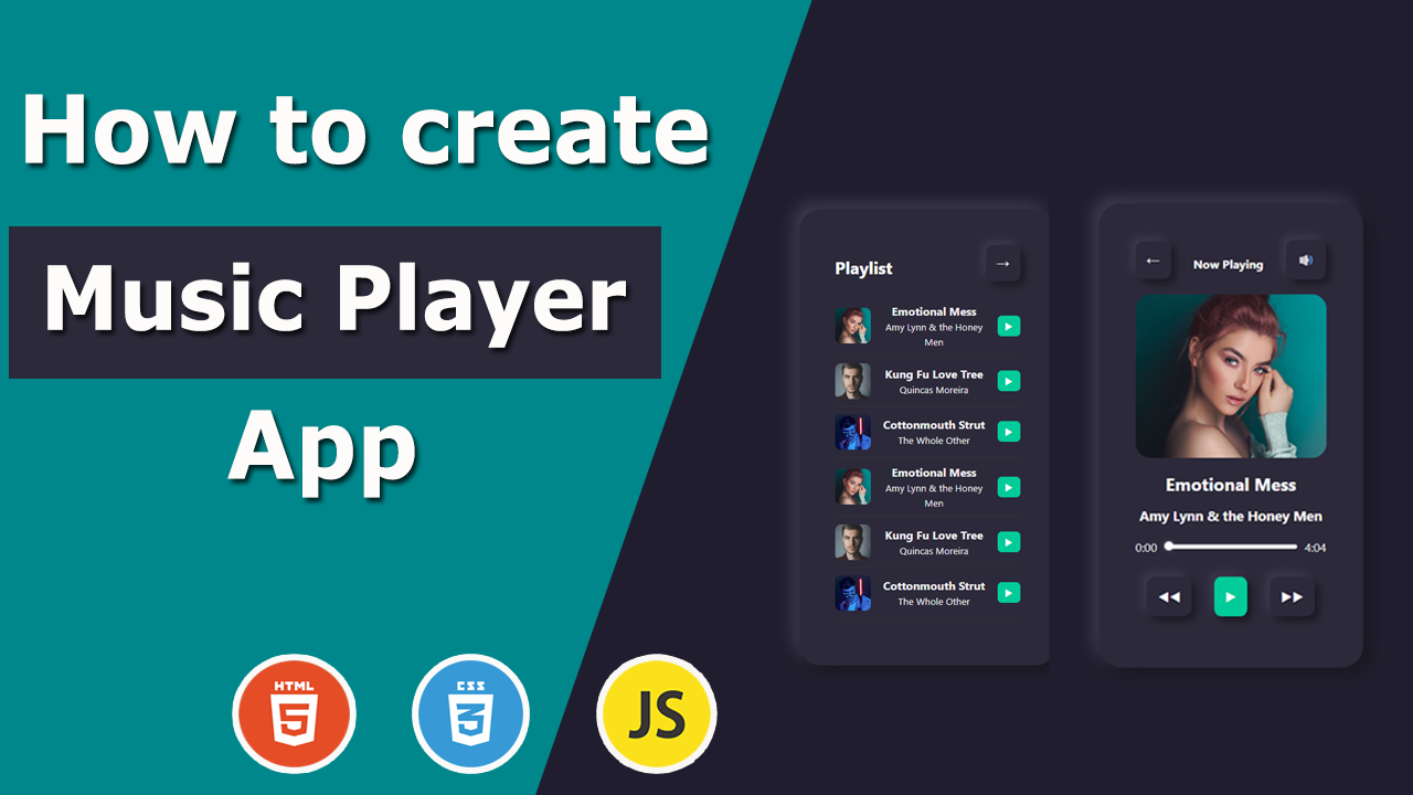 🎧 Building a Neumorphic Music Player with Playlist & Navigation Using HTML, CSS & JavaScript